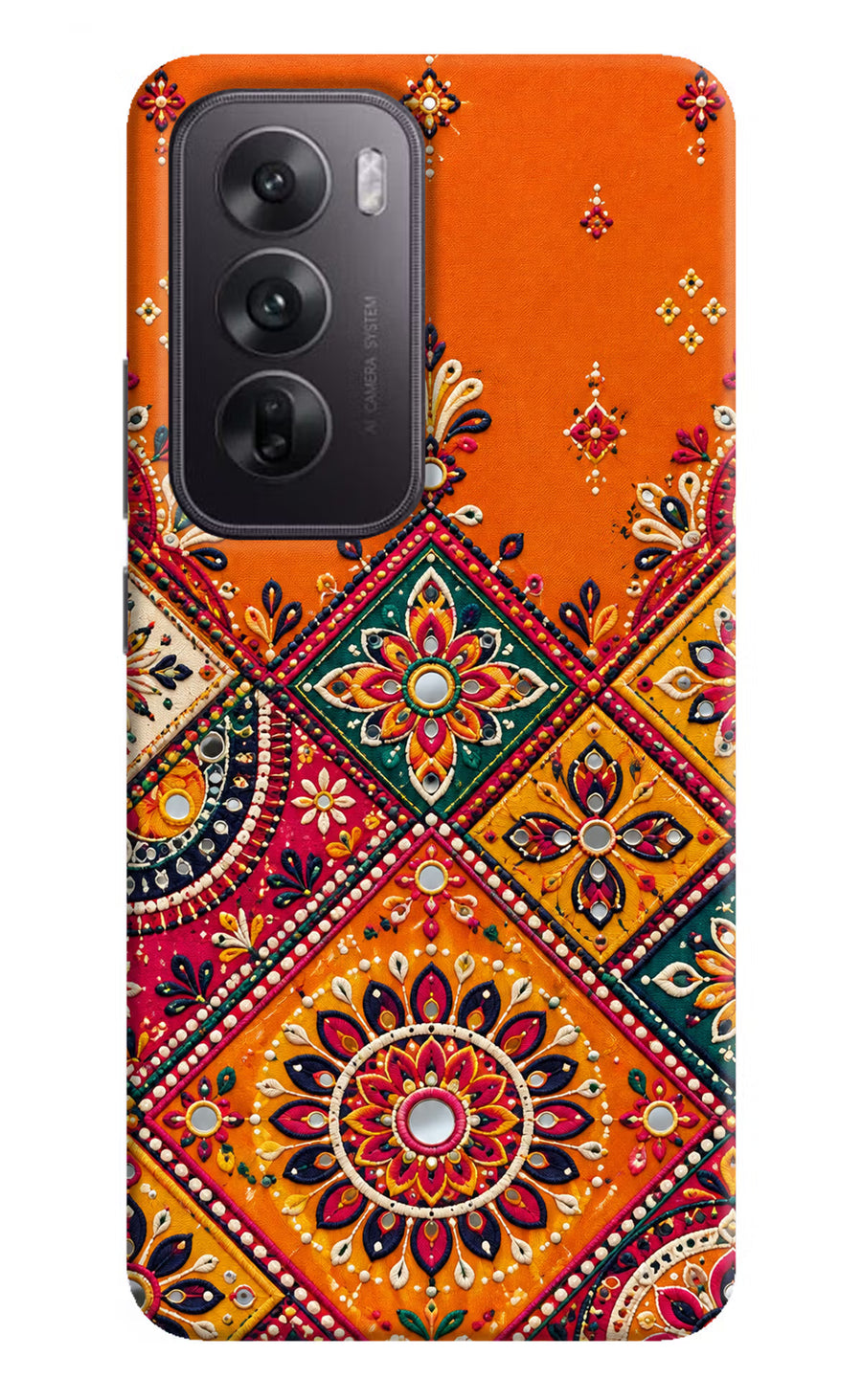 Kutch Glow Oppo Reno12 5G Back Cover, Hard case