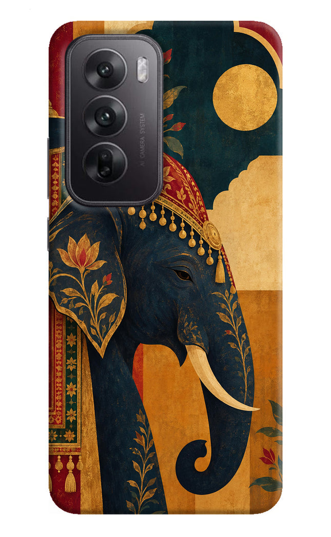 Royal Elephant Oppo Reno12 5G Hard Case Back Cover by Casekaro