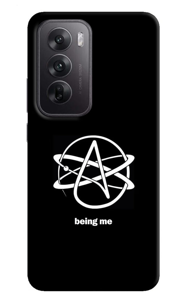 Atheist Symbol Oppo Reno12 5G Hard Case Back Cover by Casekaro