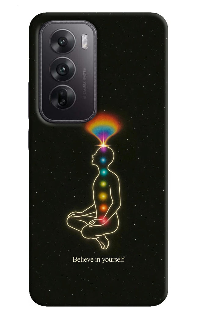 Believe in yourself Oppo Reno12 5G Hard Case Back Cover by Casekaro