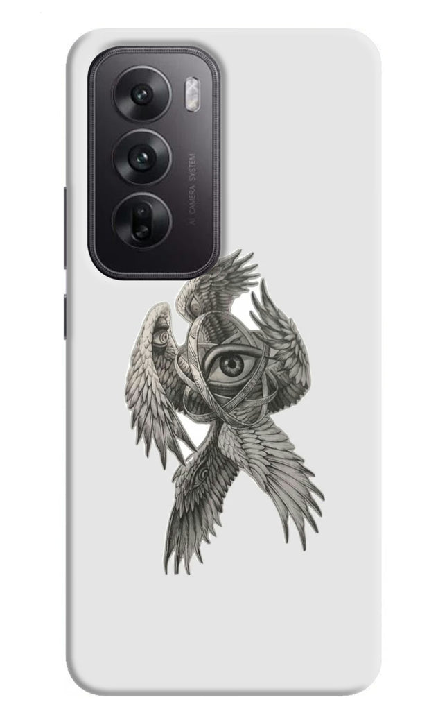 Accurate Angel Oppo Reno12 5G Hard Case Back Cover by Casekaro