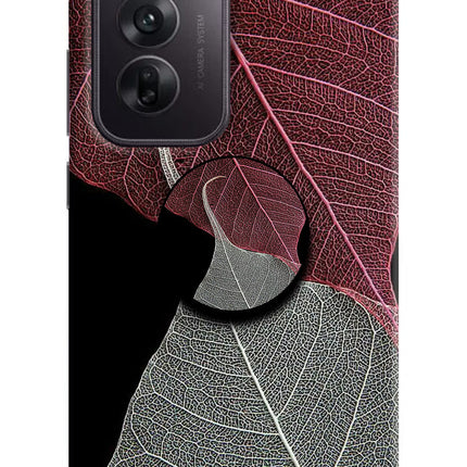 Leaf Pattern Oppo Reno12 5G Pop Case by Casekaro