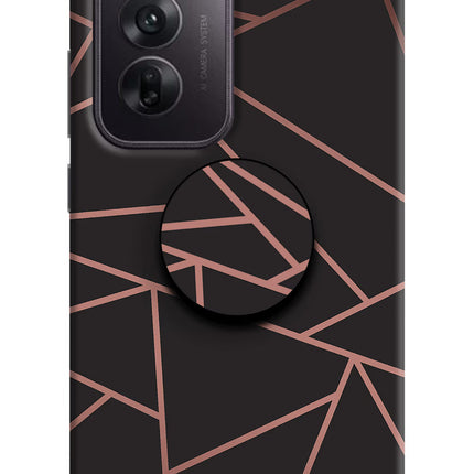 Geometric Pattern Oppo Reno12 5G Pop Case by Casekaro