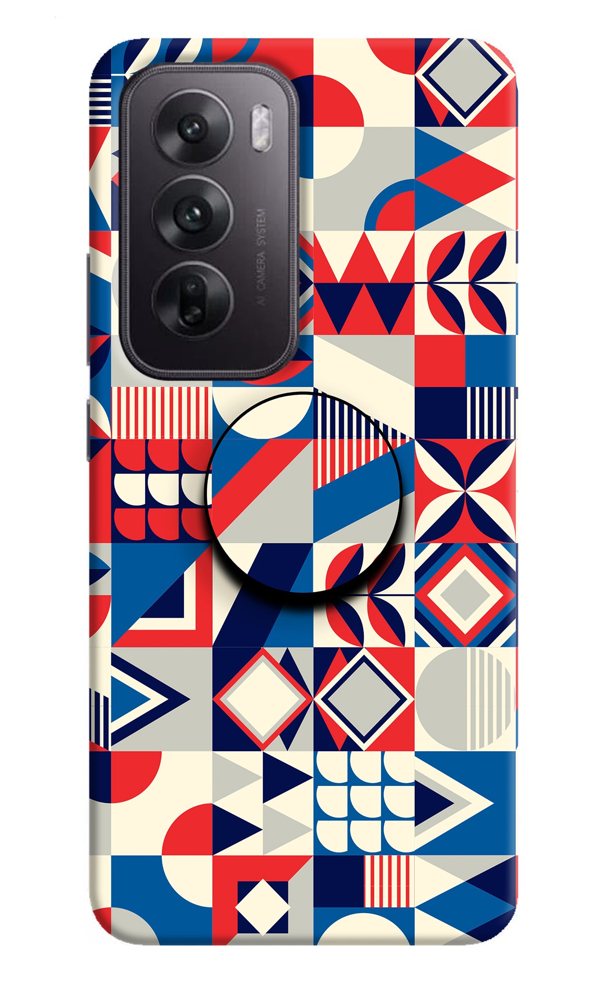 Colorful Pattern Oppo Reno12 5G Pop Case