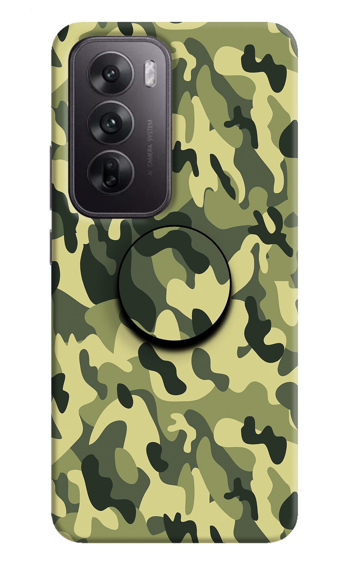 Camouflage Oppo Reno12 5G Pop Case