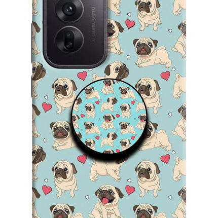 Pug Dog Oppo Reno12 5G Pop Case by Casekaro