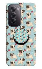 Pug Dog Oppo Reno12 5G Pop Case by Casekaro