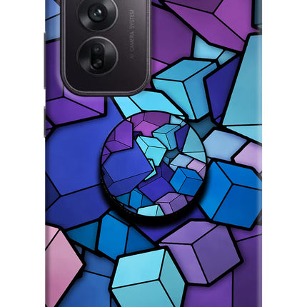 Cubic Abstract Oppo Reno12 5G Pop Case by Casekaro