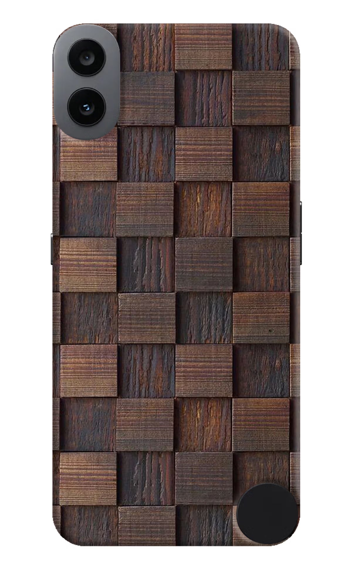 Wooden Cube Design CMF by Nothing Phone 1 Hard Case Back Cover by Casekaro