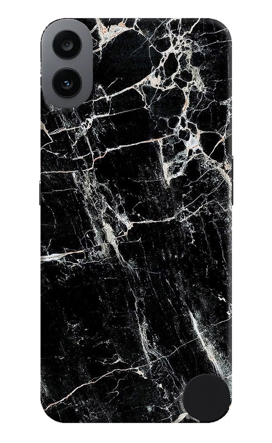 Black Marble Texture CMF by Nothing Phone 1 Back Cover, Hard case