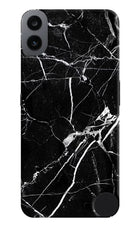 Black Marble Pattern CMF by Nothing Phone 1 Hard Case Back Cover by Casekaro