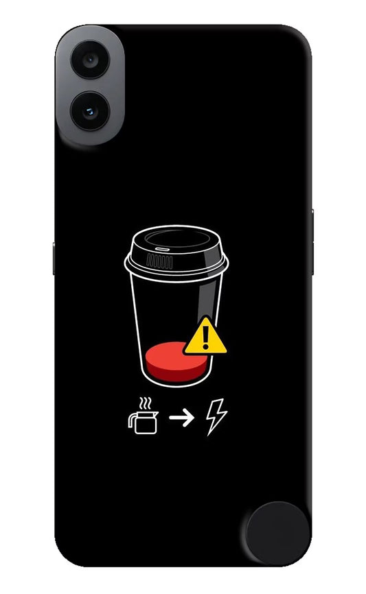Coffee CMF by Nothing Phone 1 Hard Case Back Cover by Casekaro