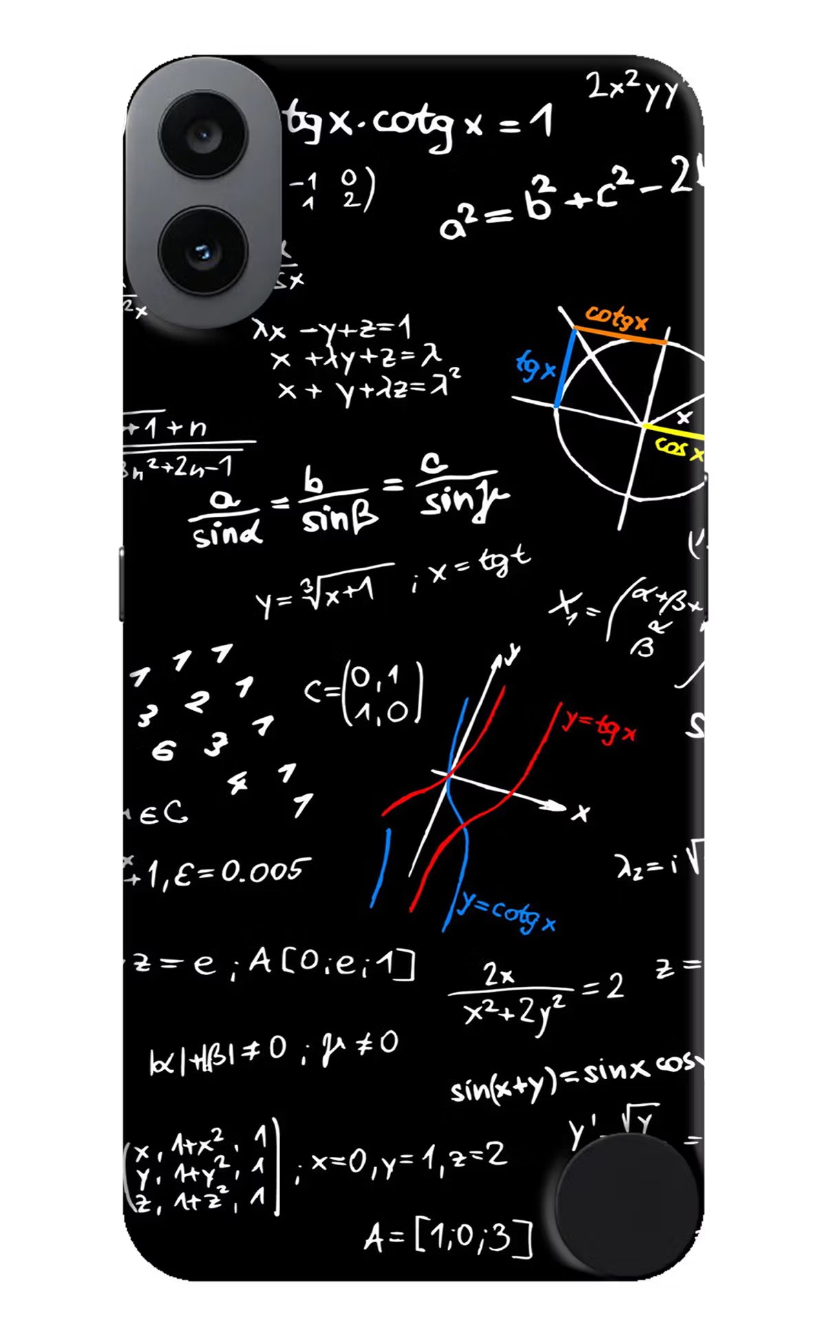 Mathematics Formula CMF by Nothing Phone 1 Hard Case Back Cover by Casekaro