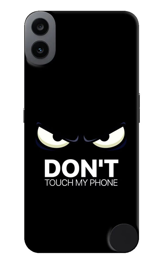 Don'T Touch My Phone CMF by Nothing Phone 1 Hard Case Back Cover by Casekaro