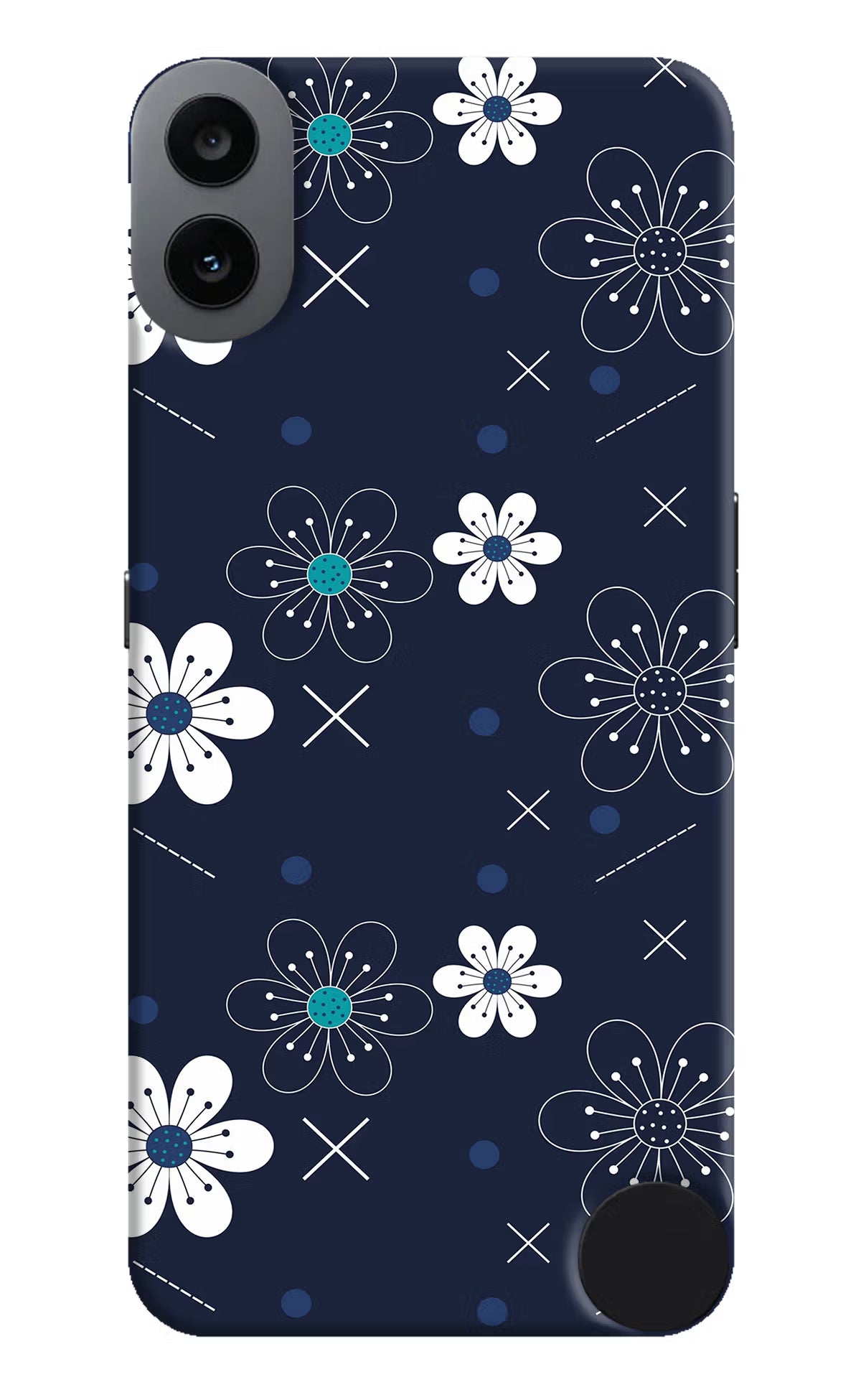 Flowers CMF by Nothing Phone 1 Hard Case Back Cover by Casekaro