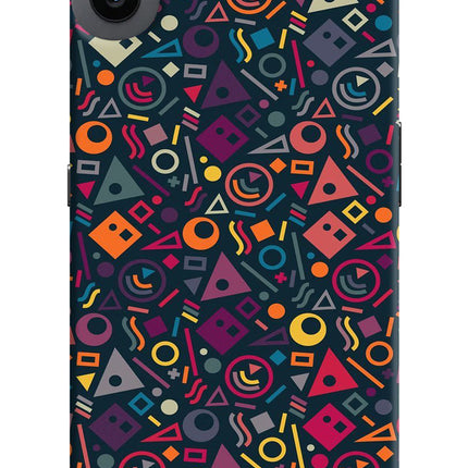 Geometric Abstract CMF by Nothing Phone 1 Hard Case Back Cover by Casekaro