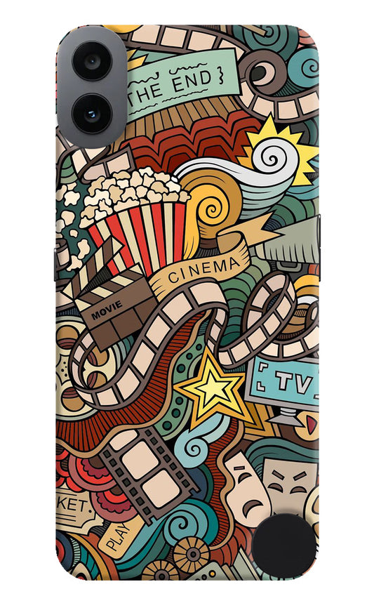 Cinema Abstract CMF by Nothing Phone 1 Hard Case Back Cover by Casekaro