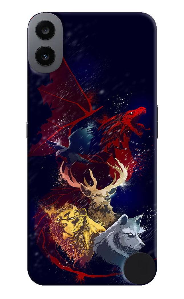 Game Of Thrones CMF by Nothing Phone 1 Hard Case Back Cover by Casekaro