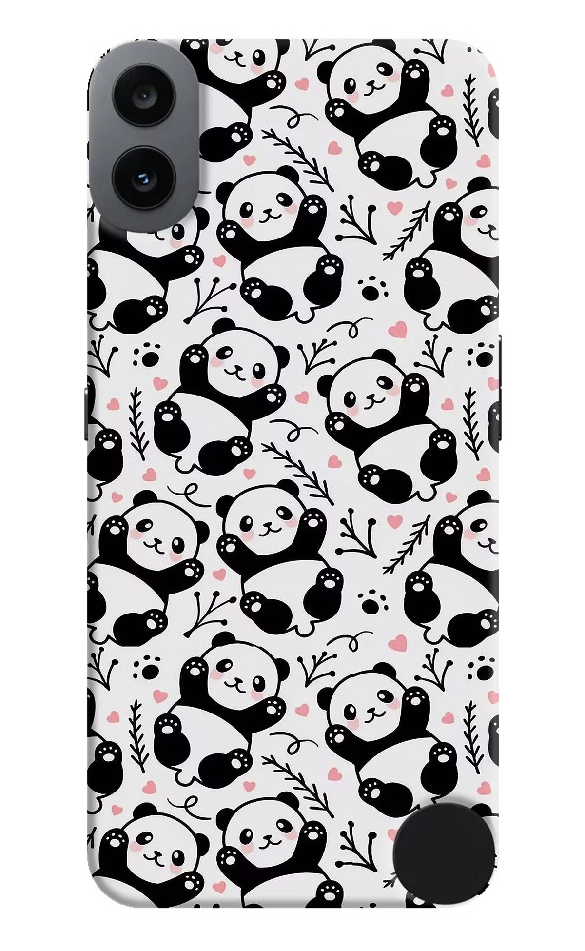 Cute Panda CMF by Nothing Phone 1 Hard Case Back Cover by Casekaro
