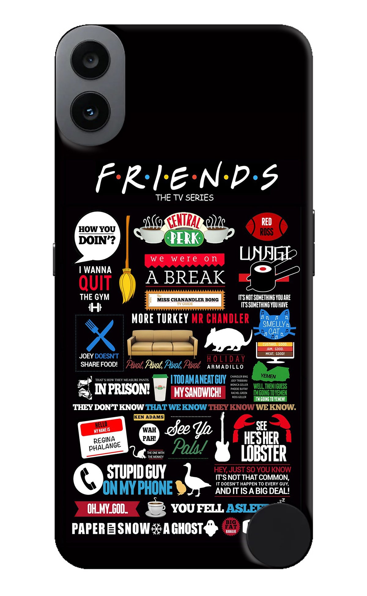 FRIENDS CMF by Nothing Phone 1 Back Cover