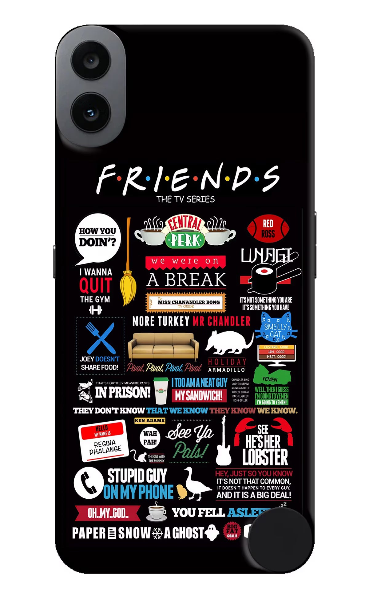 FRIENDS CMF by Nothing Phone 1 Hard Case Back Cover by Casekaro