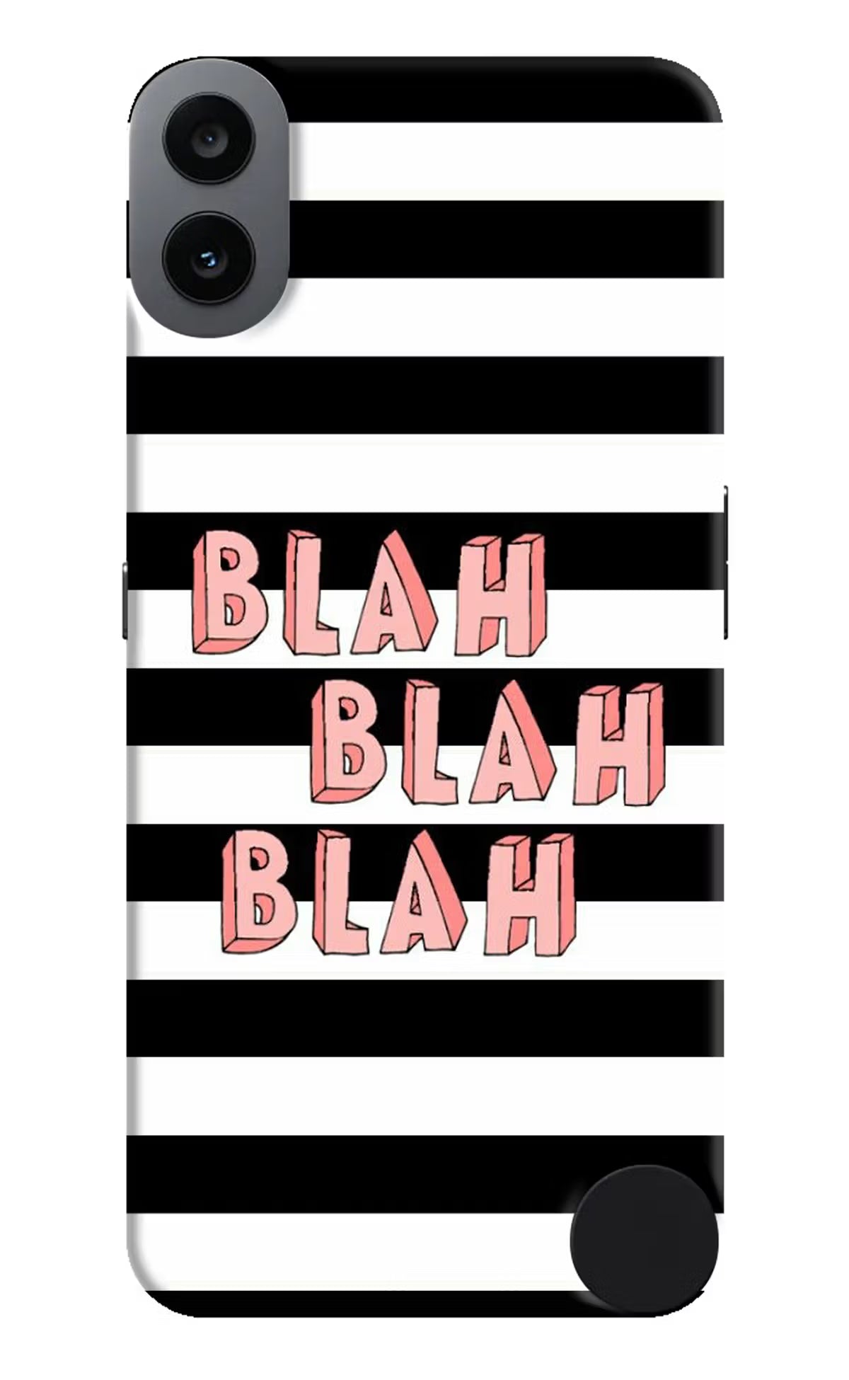 Blah Blah Blah CMF by Nothing Phone 1 Hard Case Back Cover by Casekaro