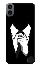 Black Tie CMF by Nothing Phone 1 Hard Case Back Cover by Casekaro
