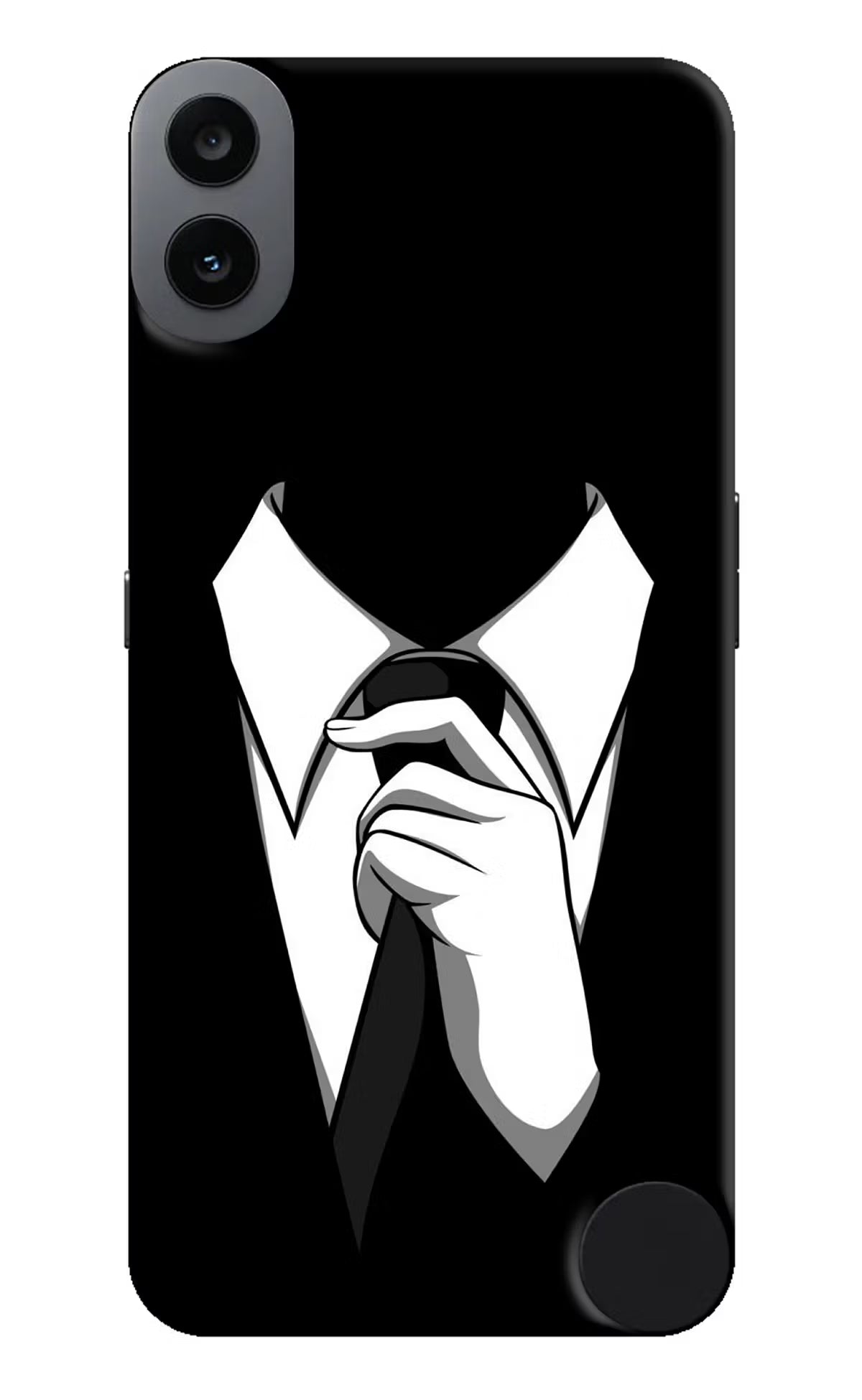 Black Tie CMF by Nothing Phone 1 Hard Case Back Cover by Casekaro