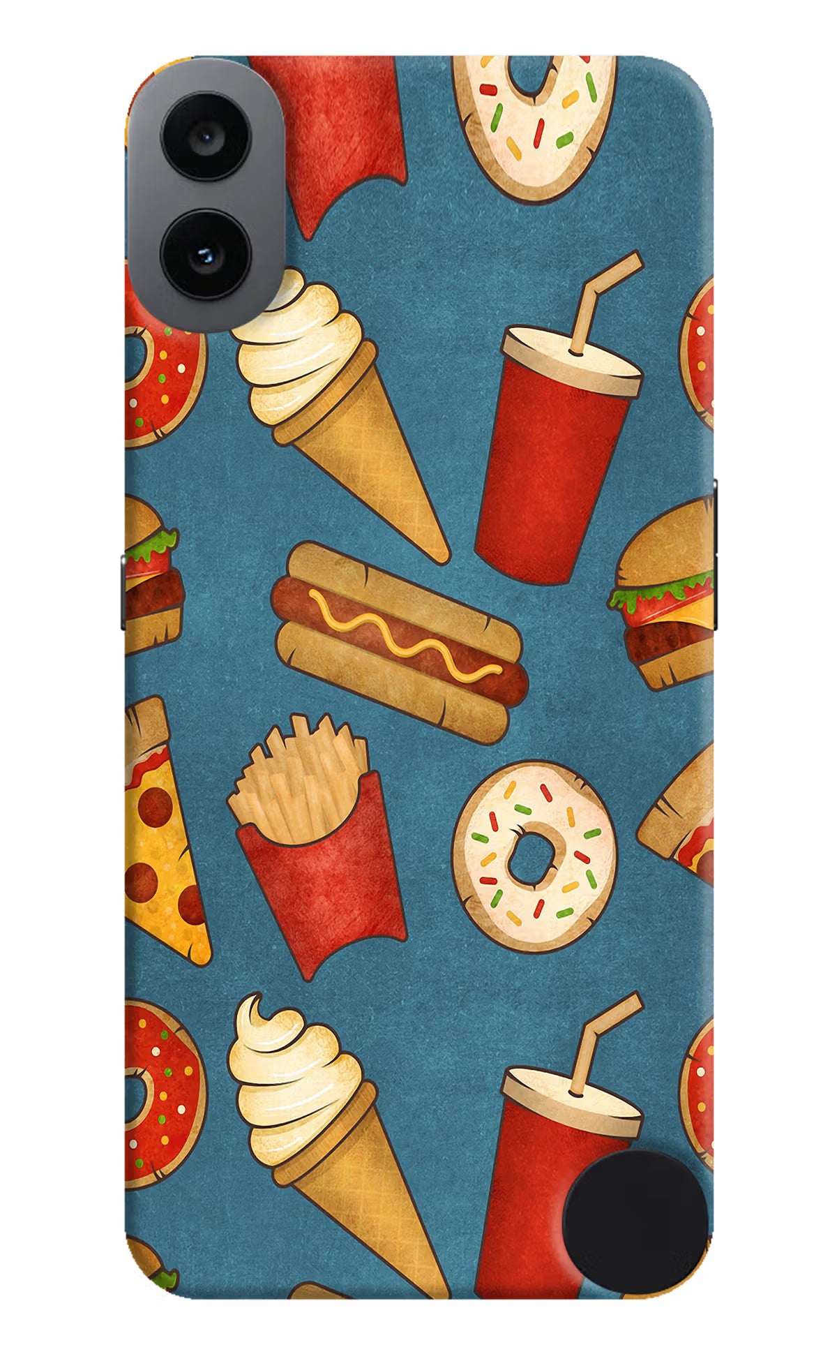 Foodie CMF by Nothing Phone 1 Hard Case Back Cover by Casekaro