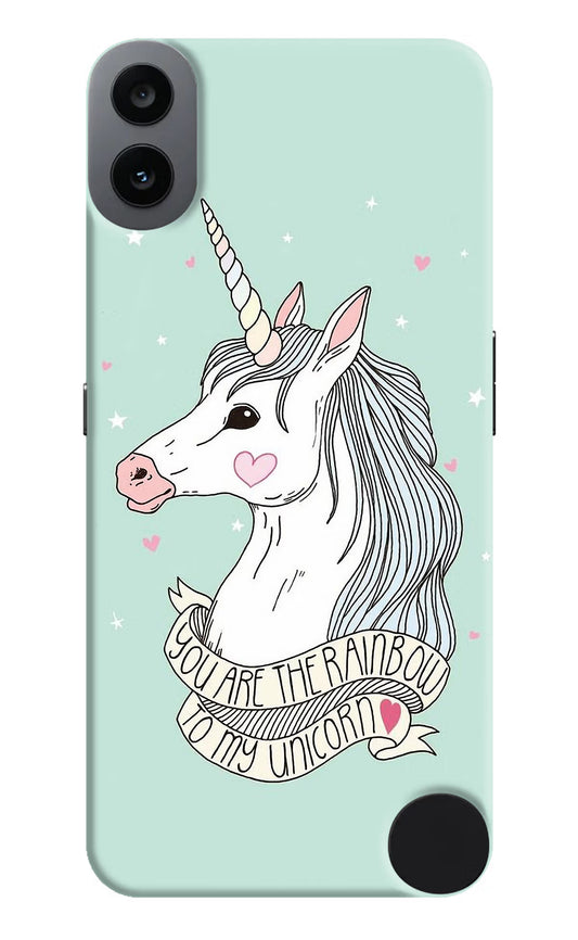 Unicorn Wallpaper CMF by Nothing Phone 1 Hard Case Back Cover by Casekaro