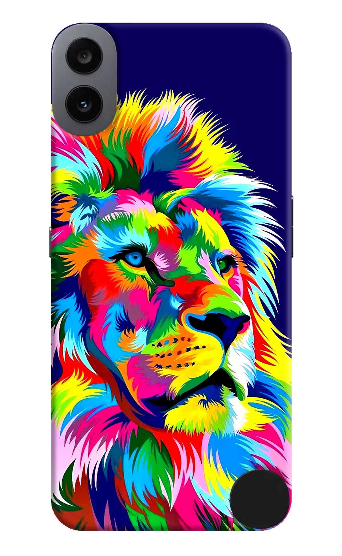 Vector Art Lion CMF by Nothing Phone 1 Hard Case Back Cover by Casekaro