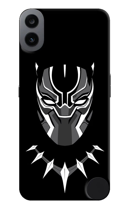 Black Panther CMF by Nothing Phone 1 Hard Case Back Cover by Casekaro