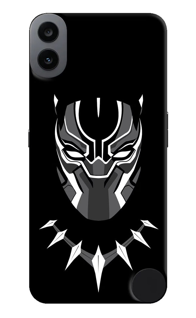 Black Panther CMF by Nothing Phone 1 Hard Case Back Cover by Casekaro