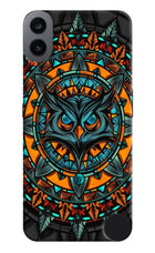 Angry Owl Art CMF by Nothing Phone 1 Hard Case Back Cover by Casekaro