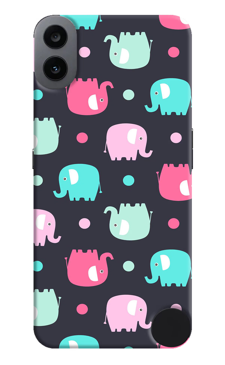 Elephants CMF by Nothing Phone 1 Back Cover, Hard case