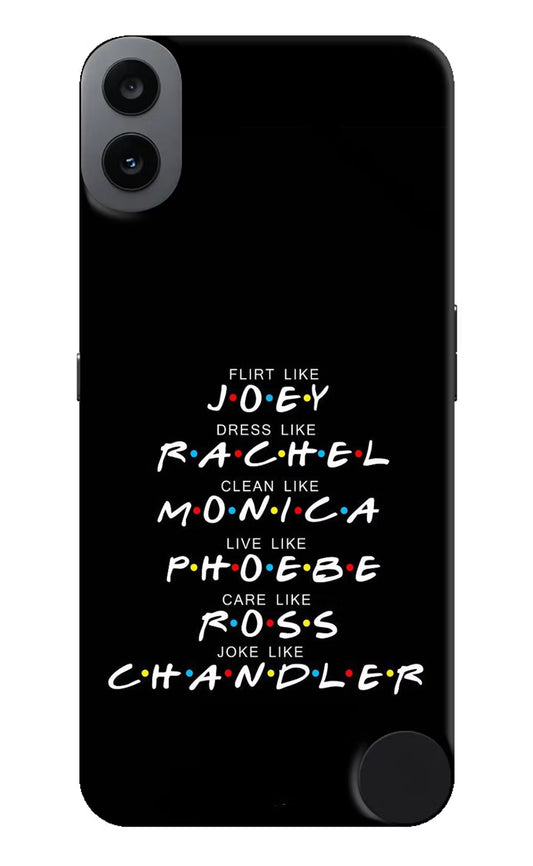 FRIENDS Character CMF by Nothing Phone 1 Hard Case Back Cover by Casekaro