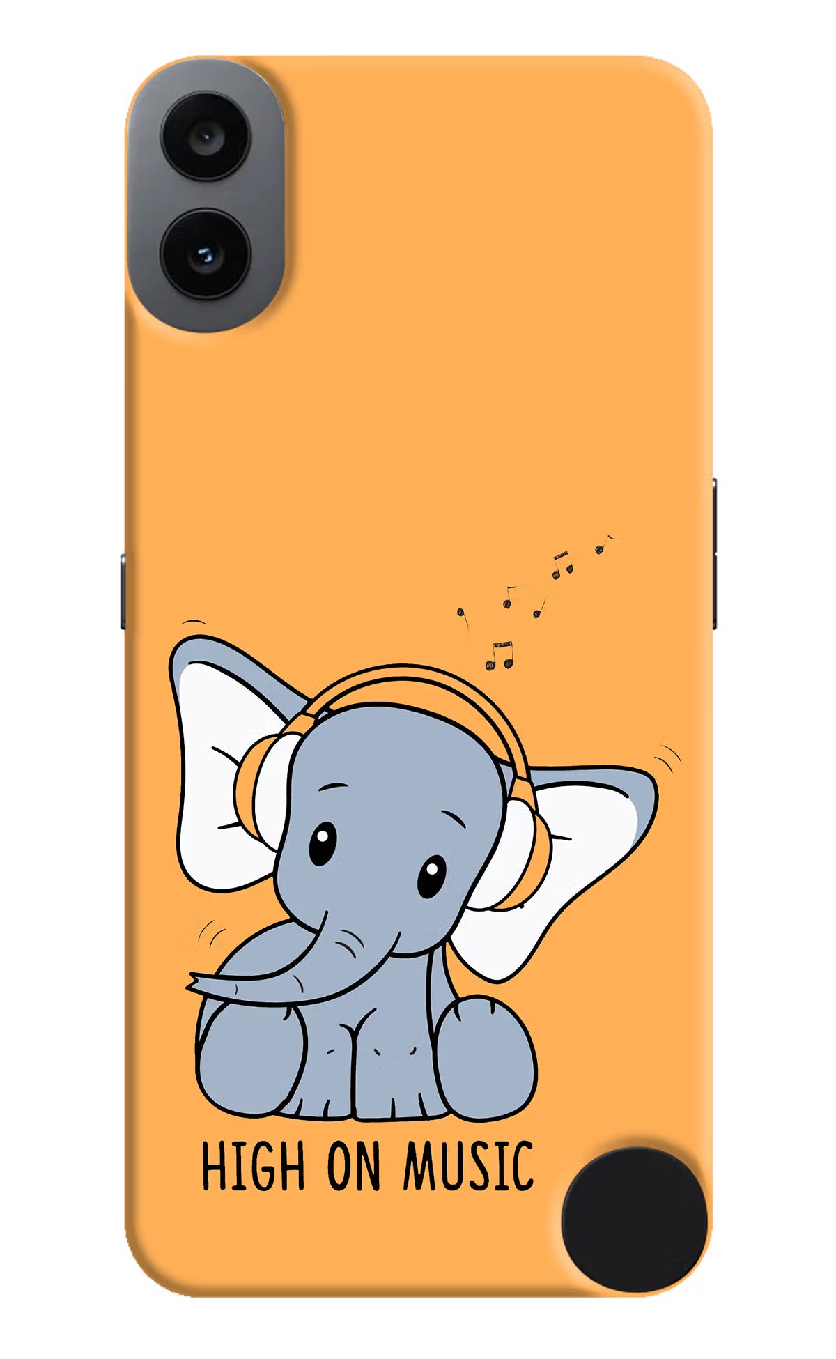 High On Music CMF by Nothing Phone 1 Hard Case Back Cover by Casekaro