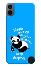 Keep Sleeping CMF by Nothing Phone 1 Hard Case Back Cover by Casekaro