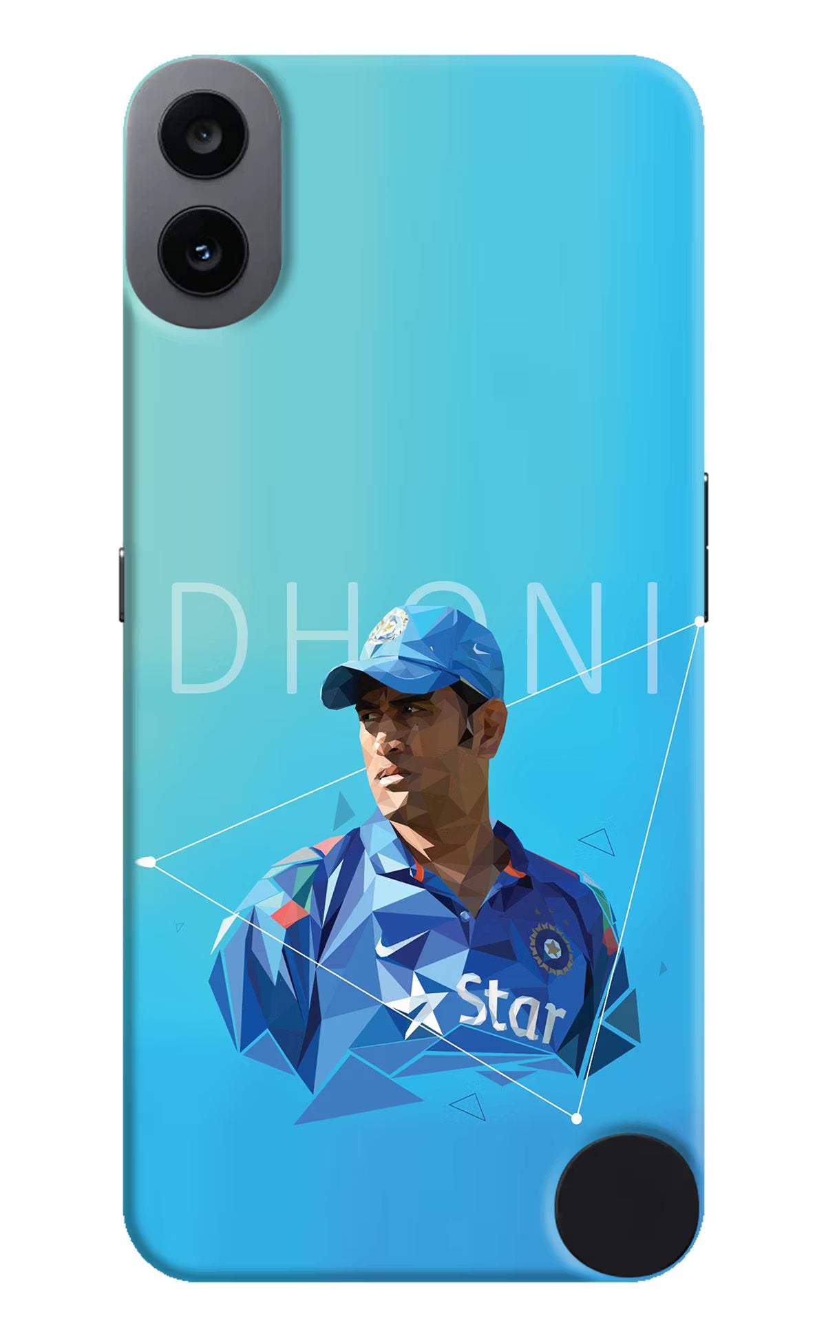 Dhoni Artwork CMF by Nothing Phone 1 Hard Case Back Cover by Casekaro