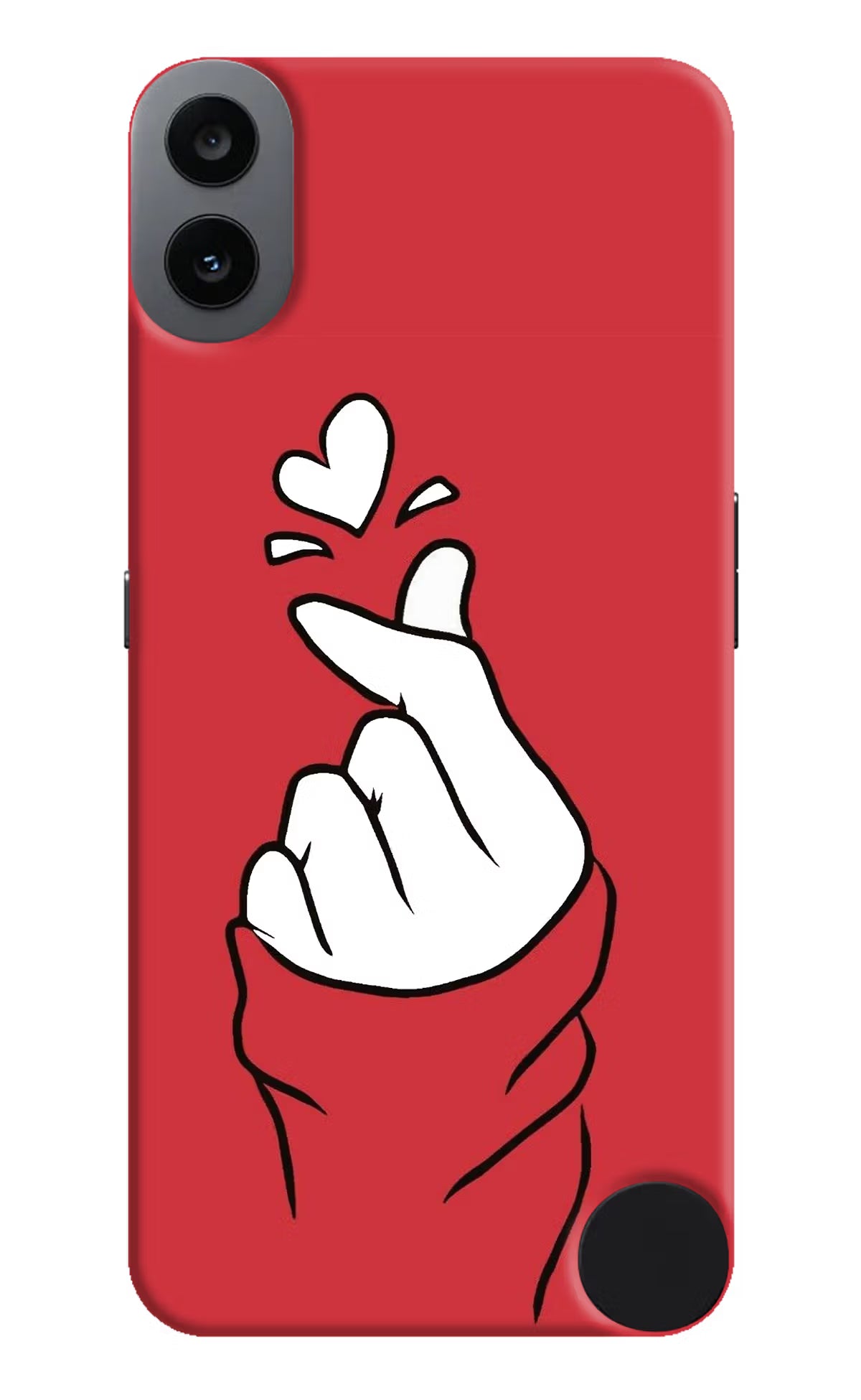 Korean Love Sign CMF by Nothing Phone 1 Hard Case Back Cover by Casekaro