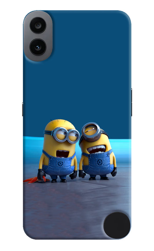 Minion Laughing CMF by Nothing Phone 1 Hard Case Back Cover by Casekaro