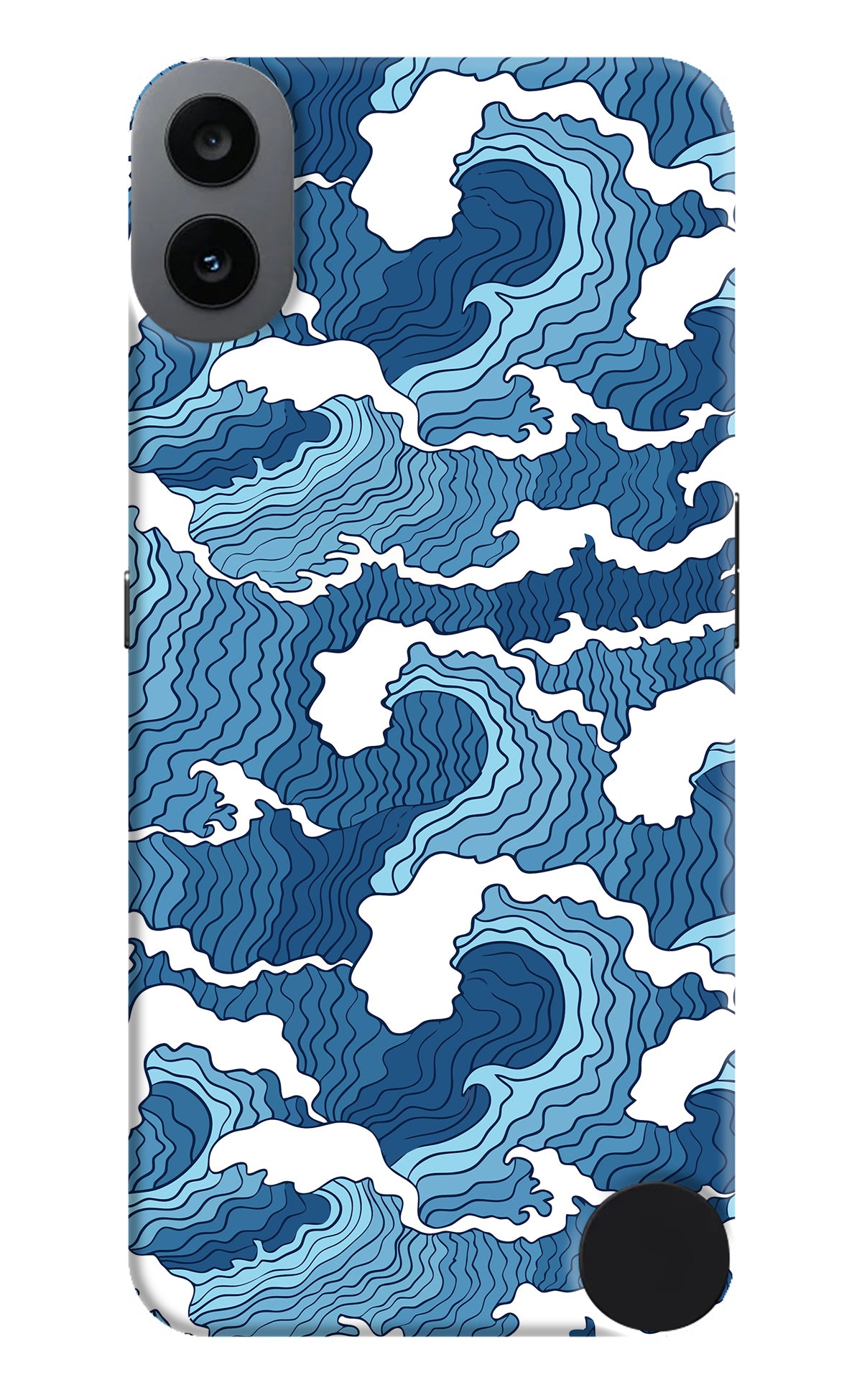 Blue Waves CMF by Nothing Phone 1 Back Cover