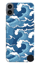 Blue Waves CMF by Nothing Phone 1 Hard Case Back Cover by Casekaro
