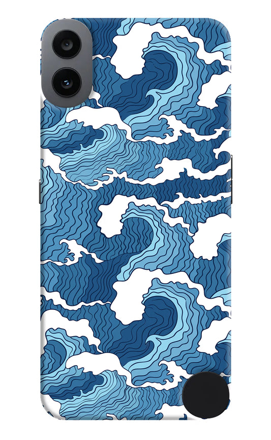 Blue Waves CMF by Nothing Phone 1 Hard Case Back Cover by Casekaro