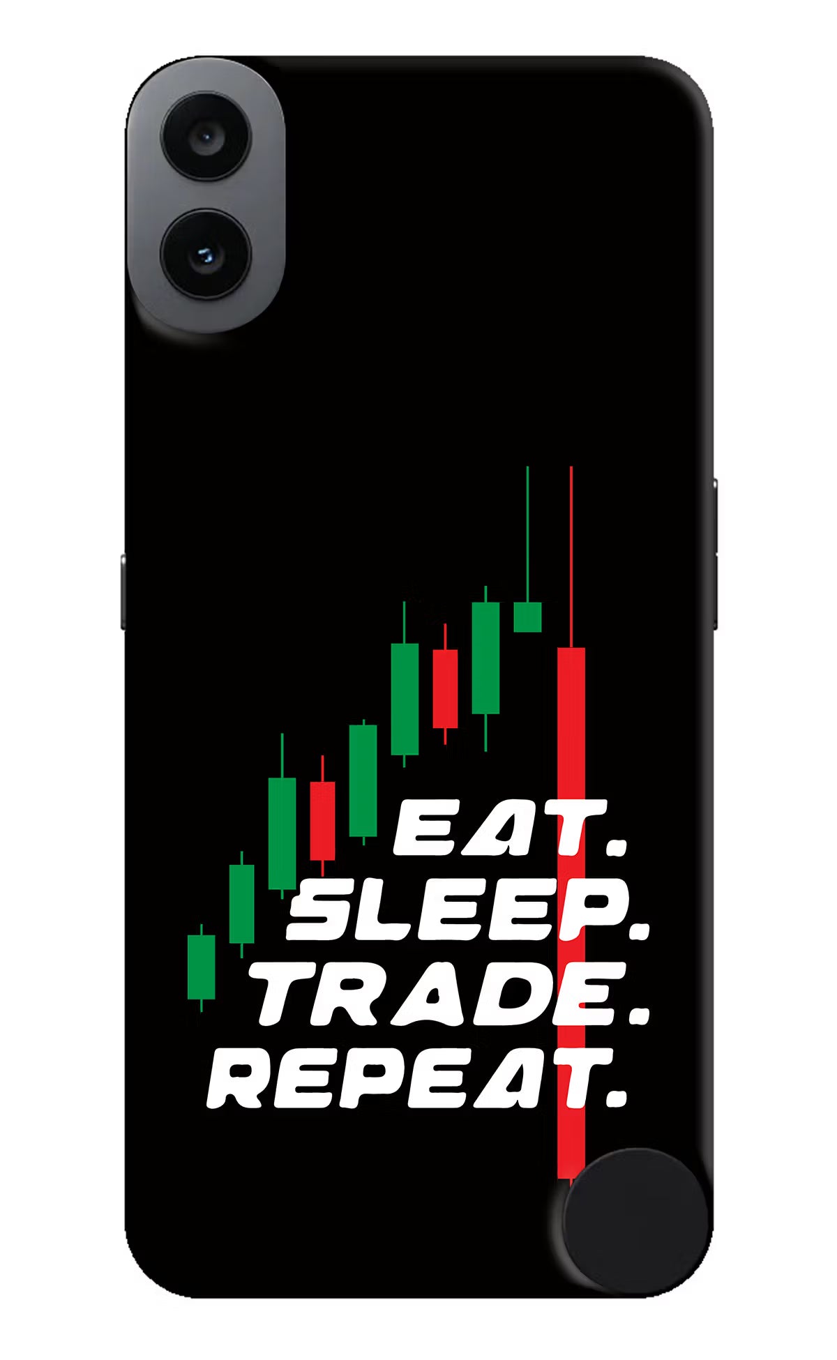 Eat Sleep Trade Repeat CMF by Nothing Phone 1 Hard Case Back Cover by Casekaro