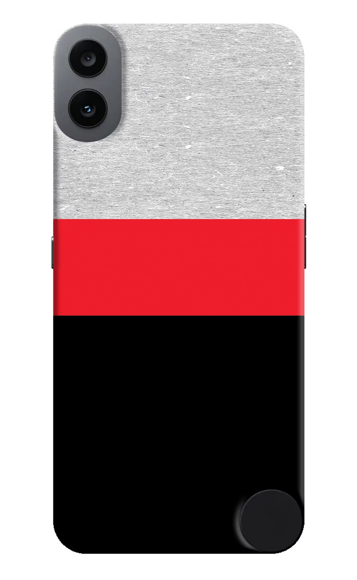 Tri Color Pattern CMF by Nothing Phone 1 Hard Case Back Cover by Casekaro