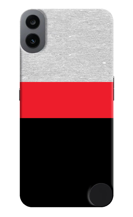 Tri Color Pattern CMF by Nothing Phone 1 Hard Case Back Cover by Casekaro