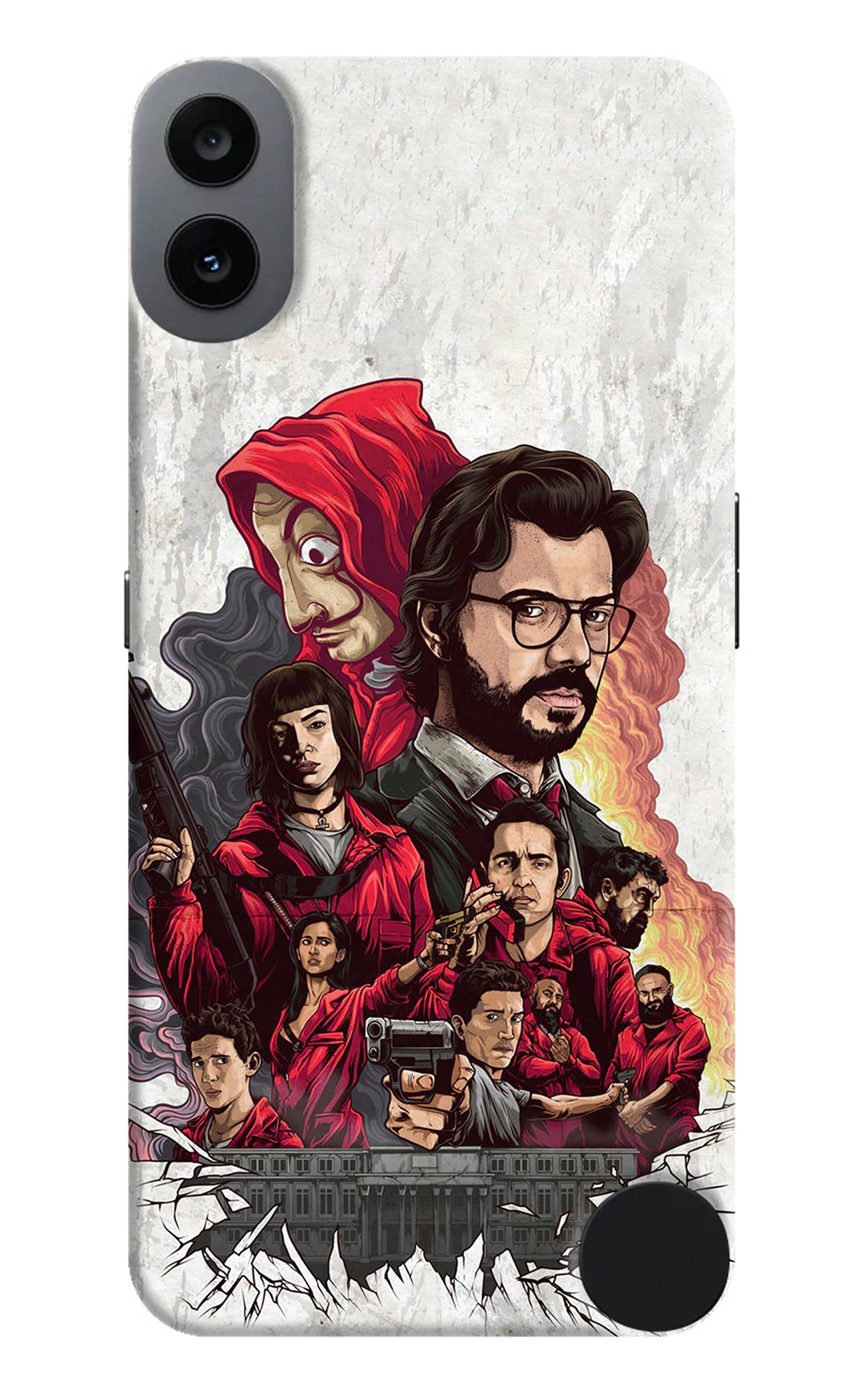 Money Heist Artwork CMF by Nothing Phone 1 Back Cover