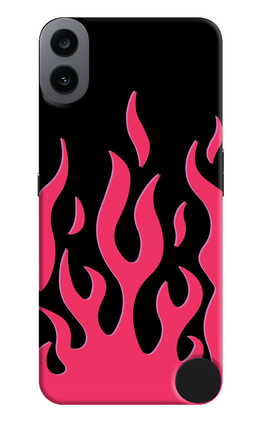 Fire Flames CMF by Nothing Phone 1 Hard Case Back Cover by Casekaro