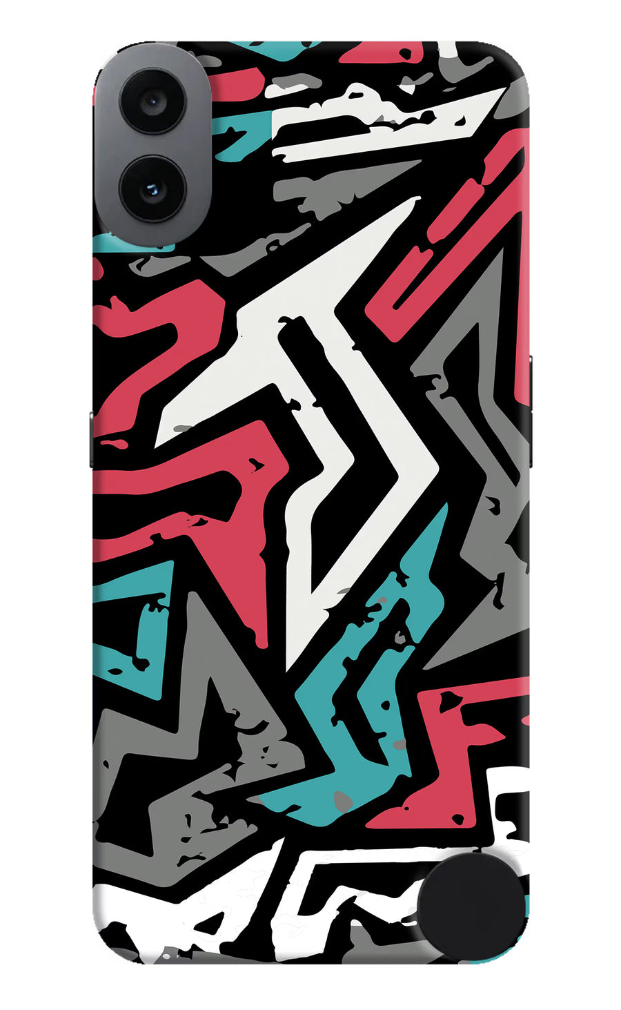 Geometric Graffiti CMF by Nothing Phone 1 Back Cover, Hard case